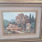 Pair of golden frames