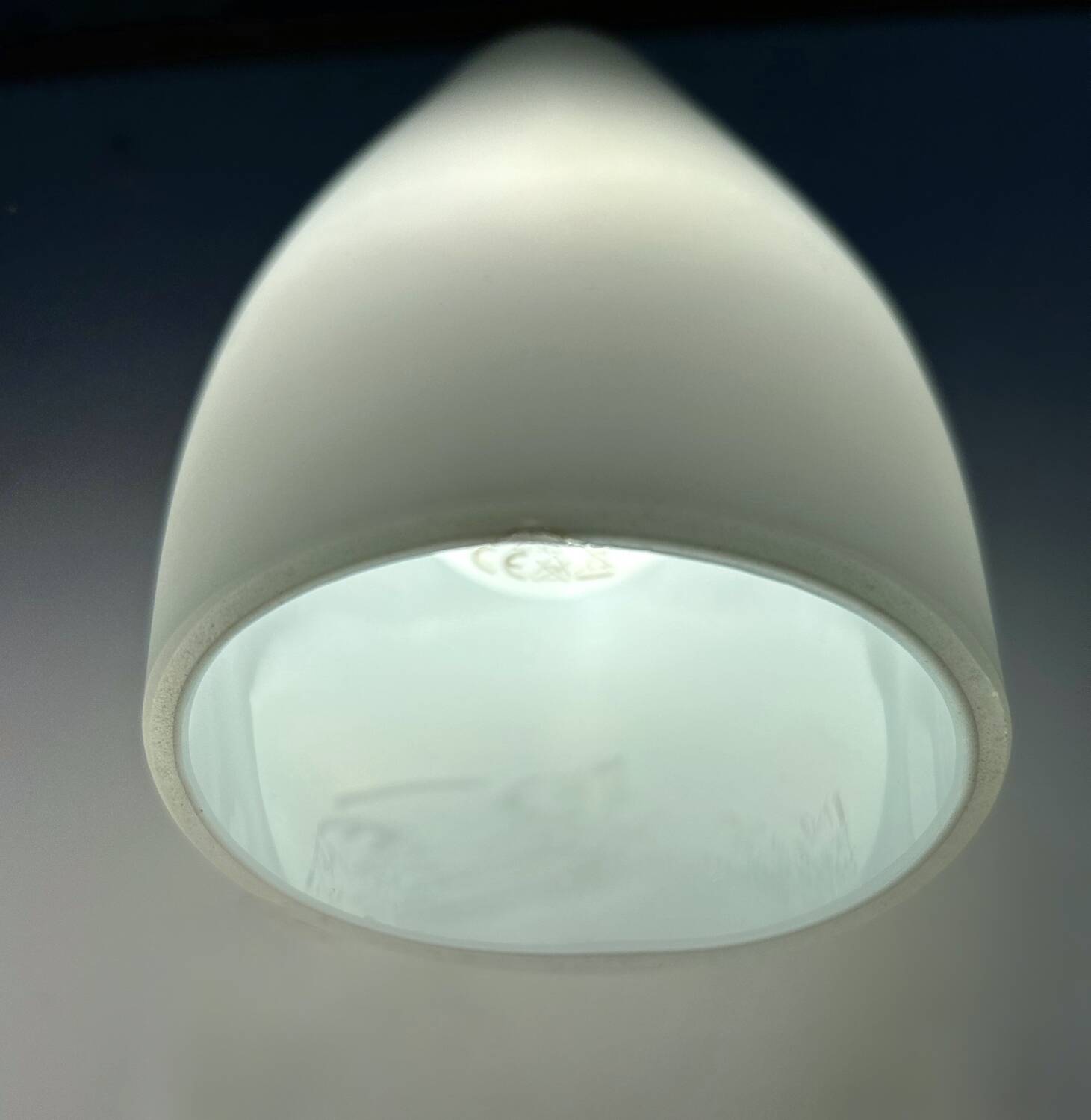 INDA 70s design opaline wall lights (X2)