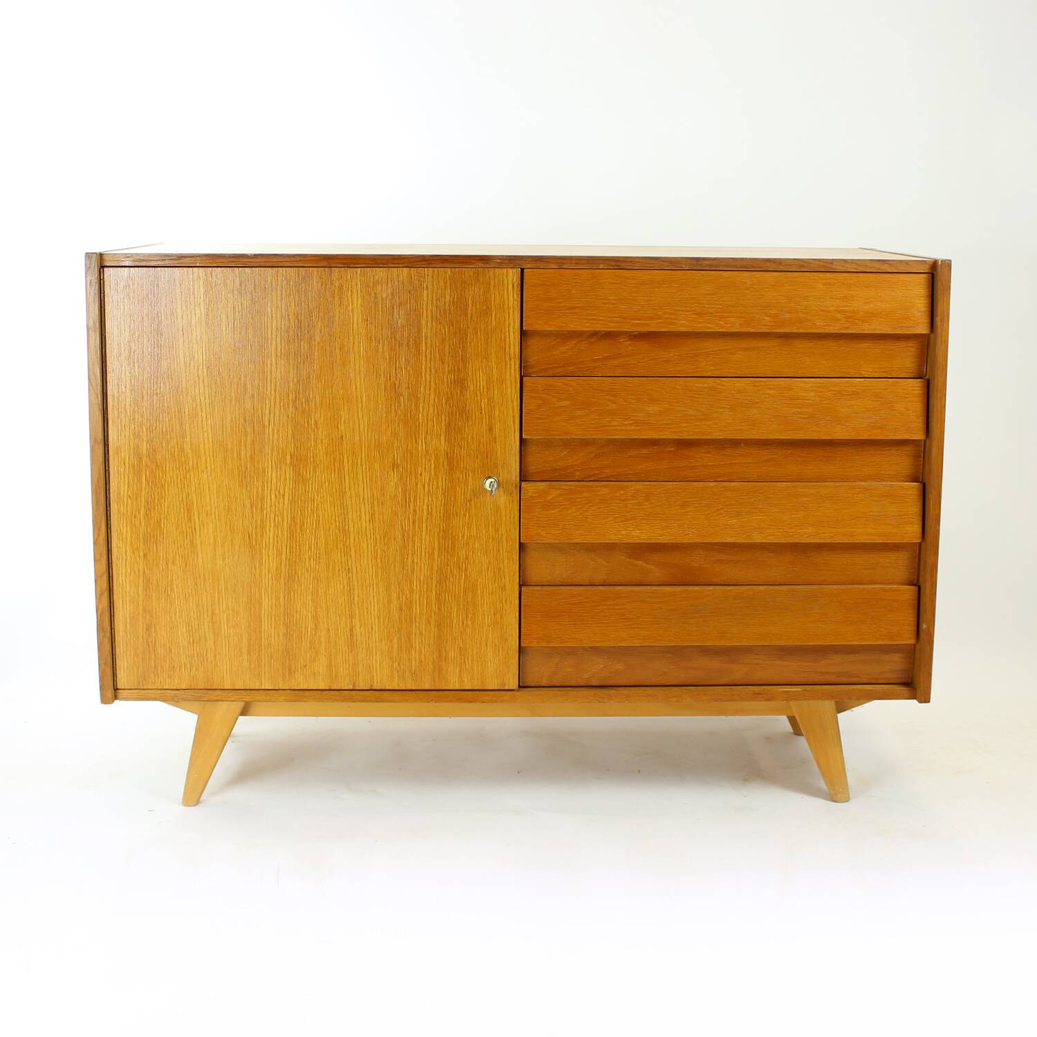 Tall Sideboard U 459 By Jiri Jiroutek For Interier Praha, 1960s