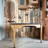 Large patinated desk