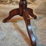 Antique mahogany side table – Round side table with tilting top, early 19th century