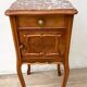 Nightstand Antique Wood and MARBLE