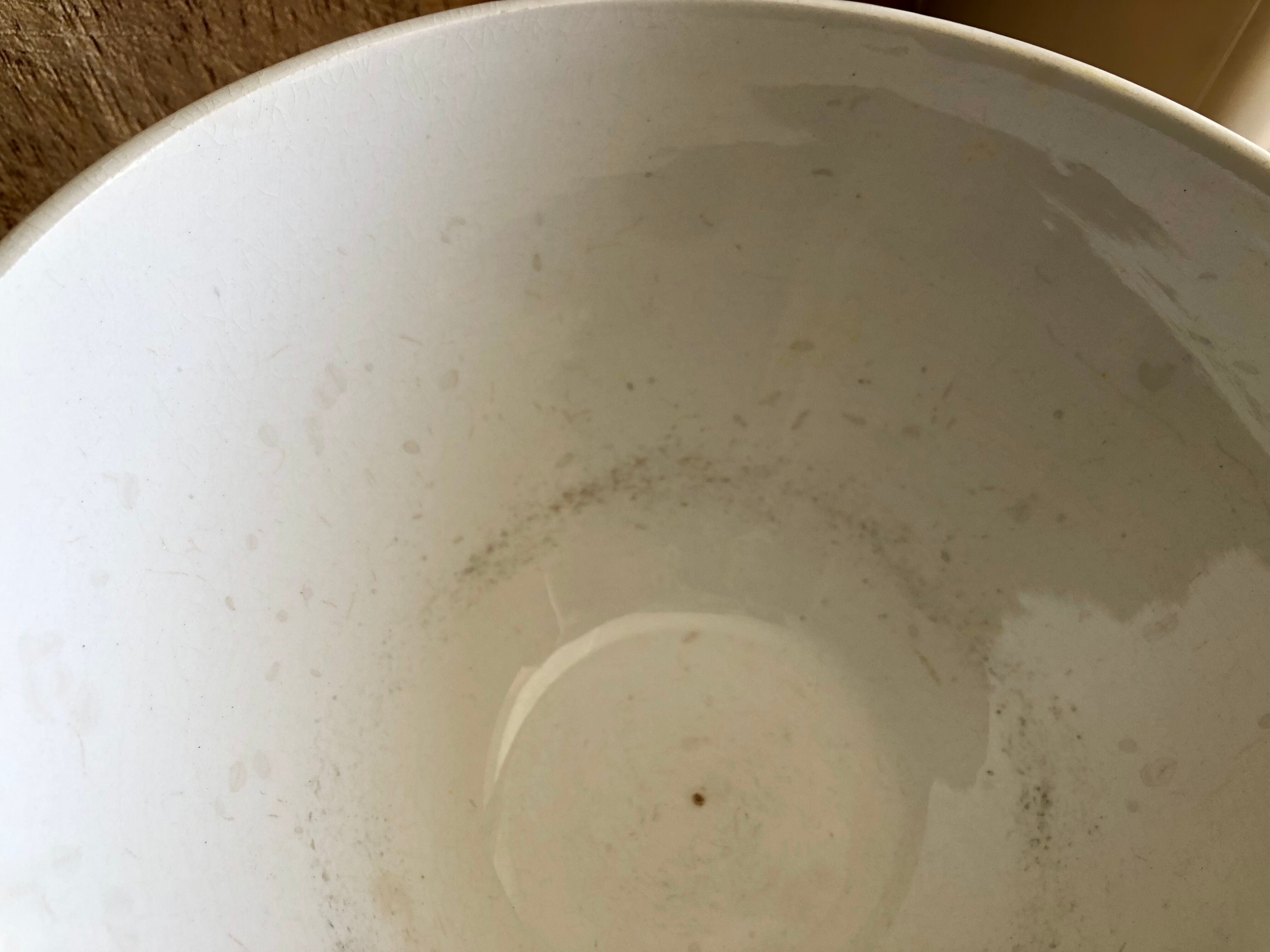 Ancient yellow Digoin bowl