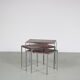1960s Set of 3 reversible nesting tables from the Netherlands