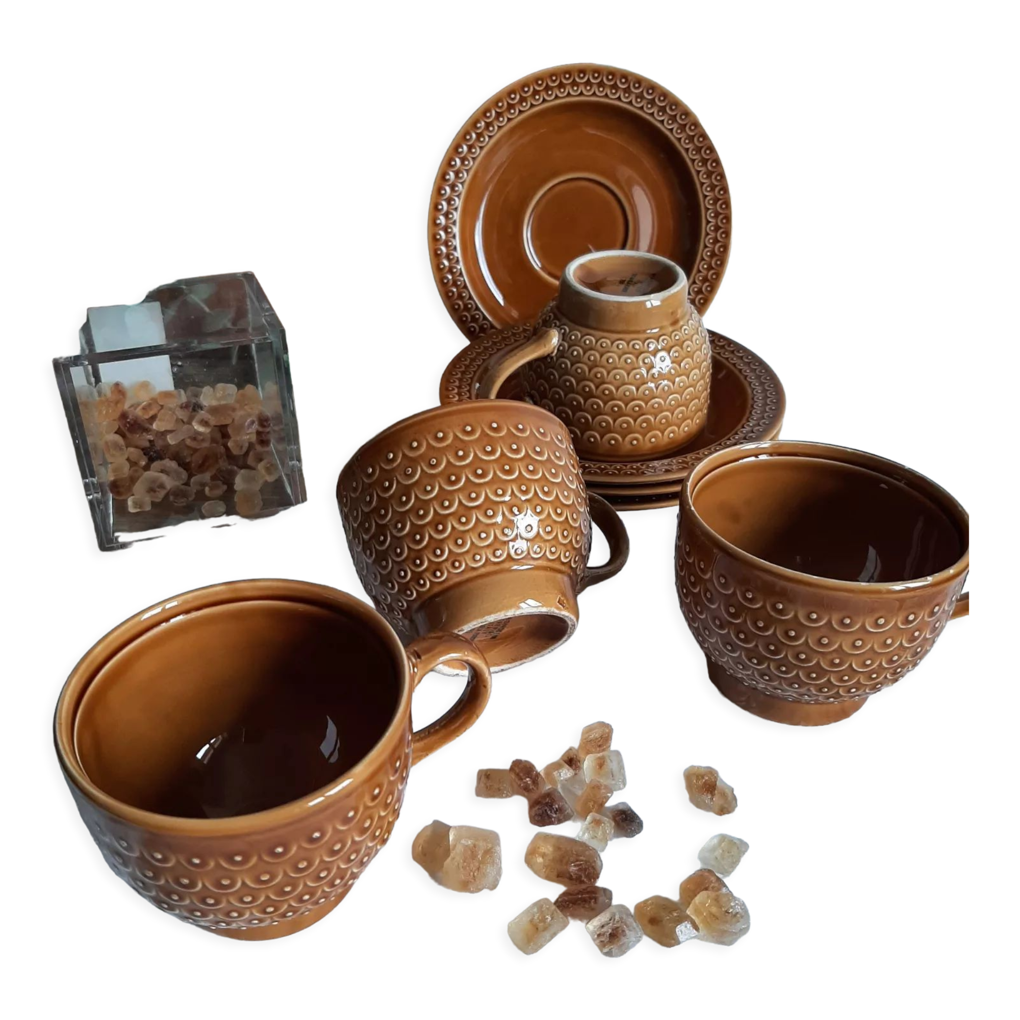 Vintage cups and saucers Pagnossin