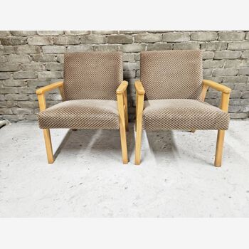 Pair of Danish armchairs 1970