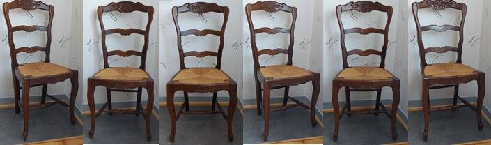 Lot de 6 chaises de salle à manger