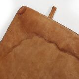 Vintage leather gym mat with nice patina, Belgium, 1930s