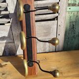 Vintage wall coat rack