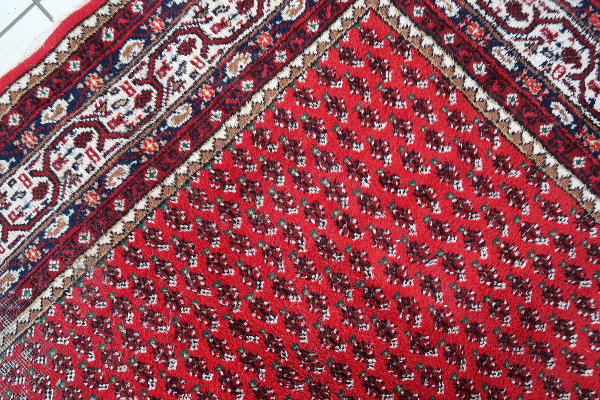 Tapis Vintage Seraband Fait Main en Laine – 174 x 240 cm