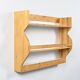 Wall-mounted pine cabinet, Les Arcs 1800, circa 1970