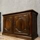 Louis XIV period hunting lodge sideboard in solid walnut circa 1700