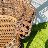 Fauteuil ' paon ' Emmanuelle XL. Vintage 70s