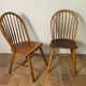 Paire de chaises anglaises en pin