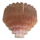 Pink “Tronchi” Murano Glass Flush Mount