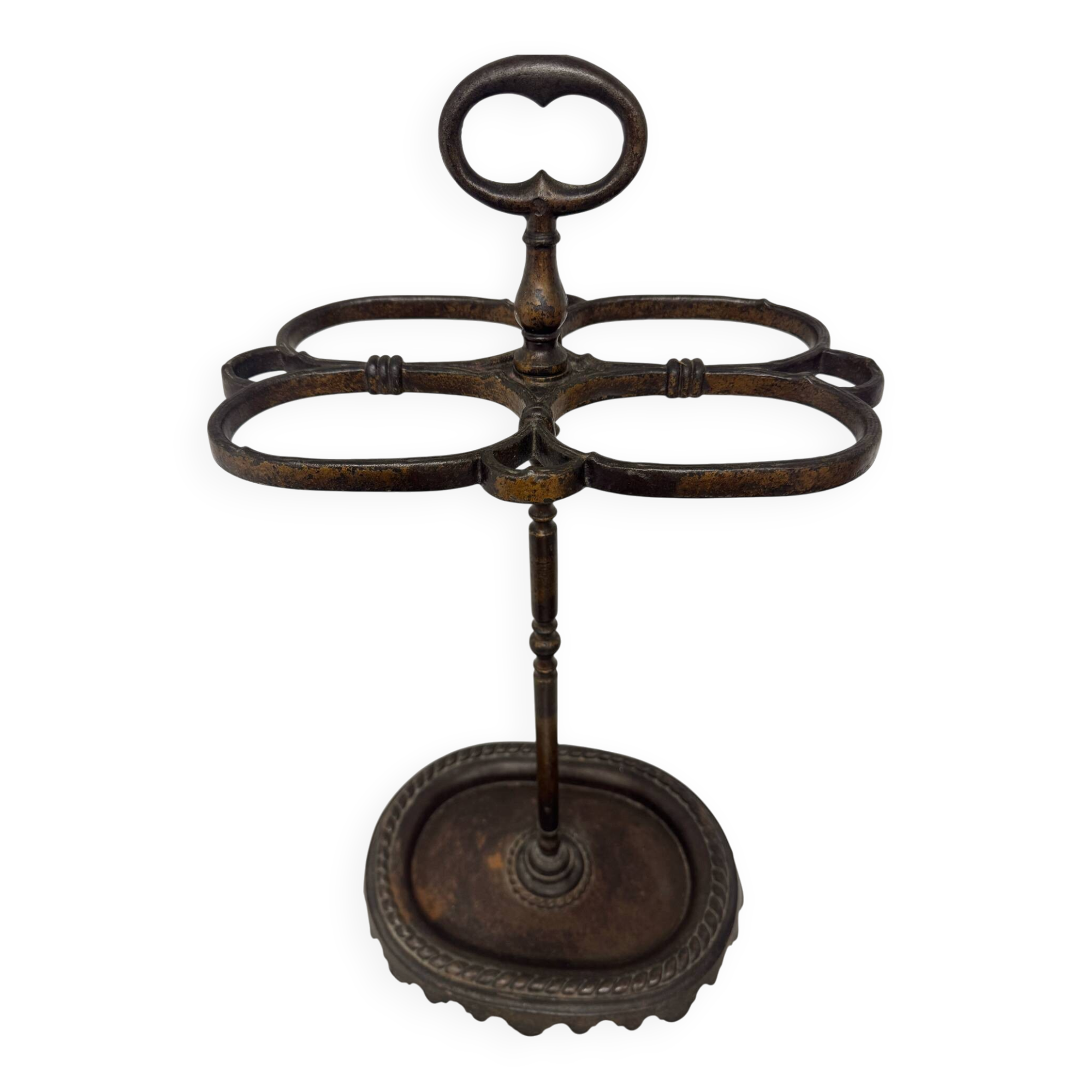 Umbrella stand, cast iron cane holder from the 19th century / Napoleon III style