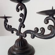 Old enamelled cast iron chandelier