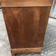 Antique low sideboard in solid cherry wood with 2 doors and 3 drawers