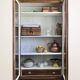 Display cabinet, dresser, antique wooden bookshelf.