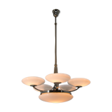 Elegant Art Deco Chandelier, 1930s, Two Items Available