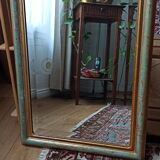 Decorative antique mirror marble effect 52x70cm