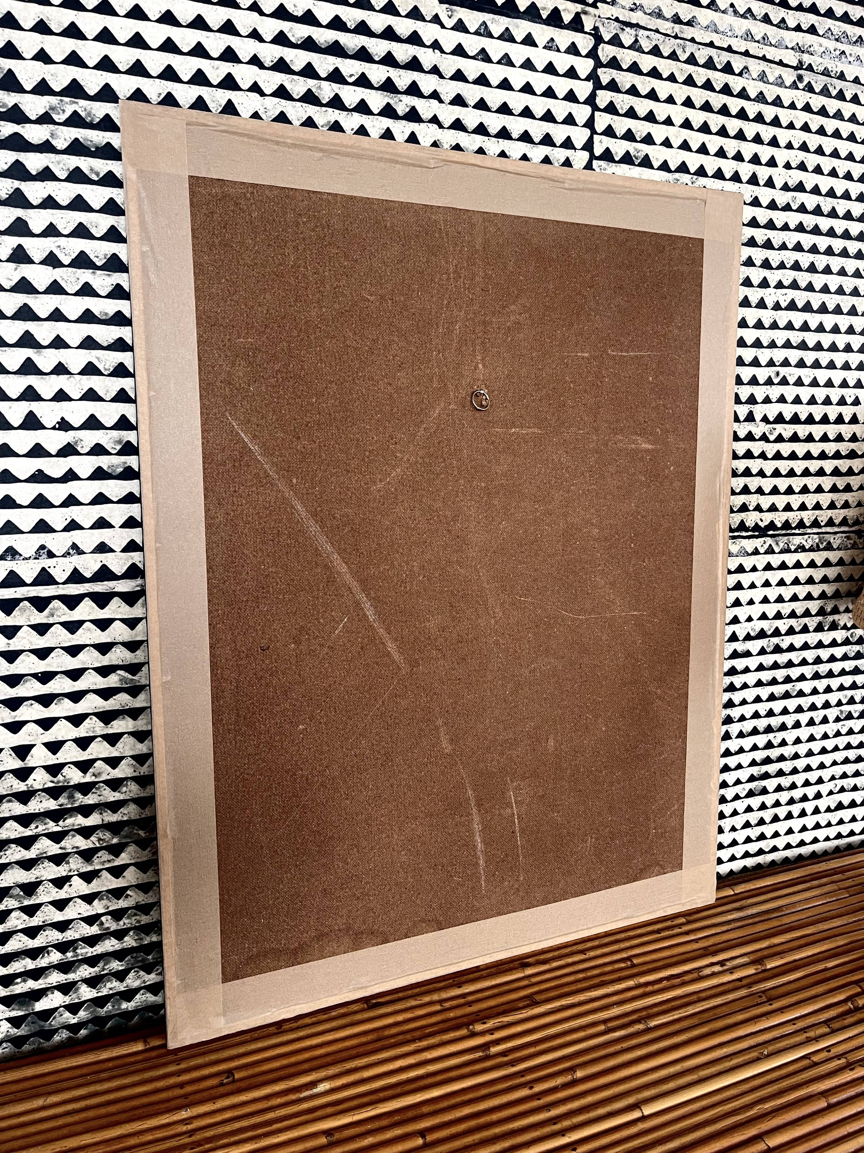 Drawing on framed dancer paper 1985