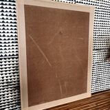 Drawing on framed dancer paper 1985