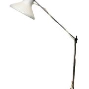White table lamp by josef hurka for napako, 1960s