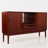 Teak highboard, Danish design, 1970s, production: Denmark