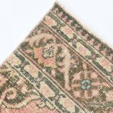 Red Brown Persian Runner Rug, 79x382Cm