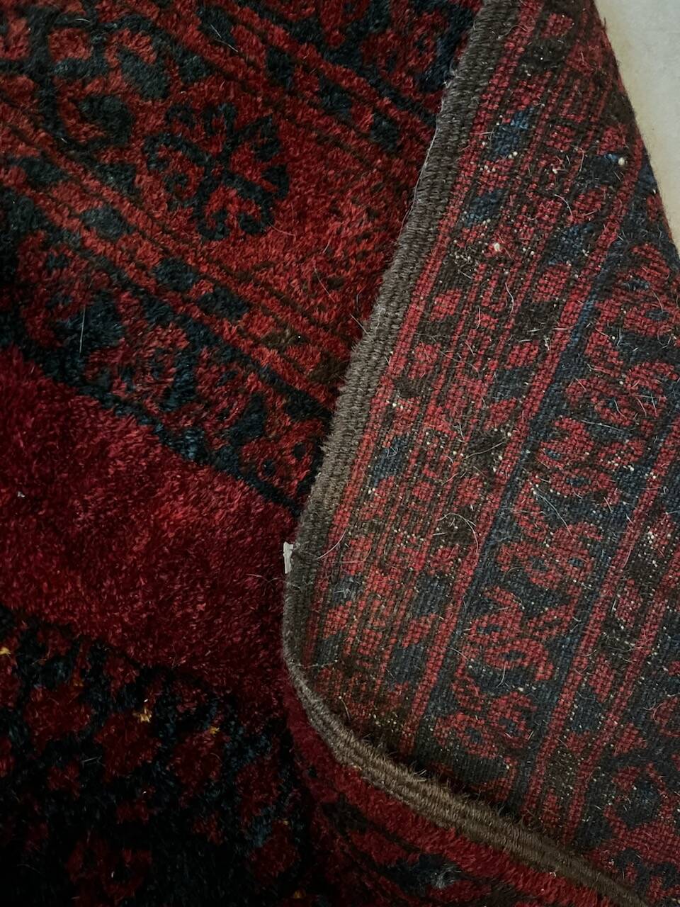 Afghan rug 205x130 cm handmade