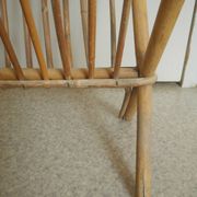 vintage rattan magazine rack