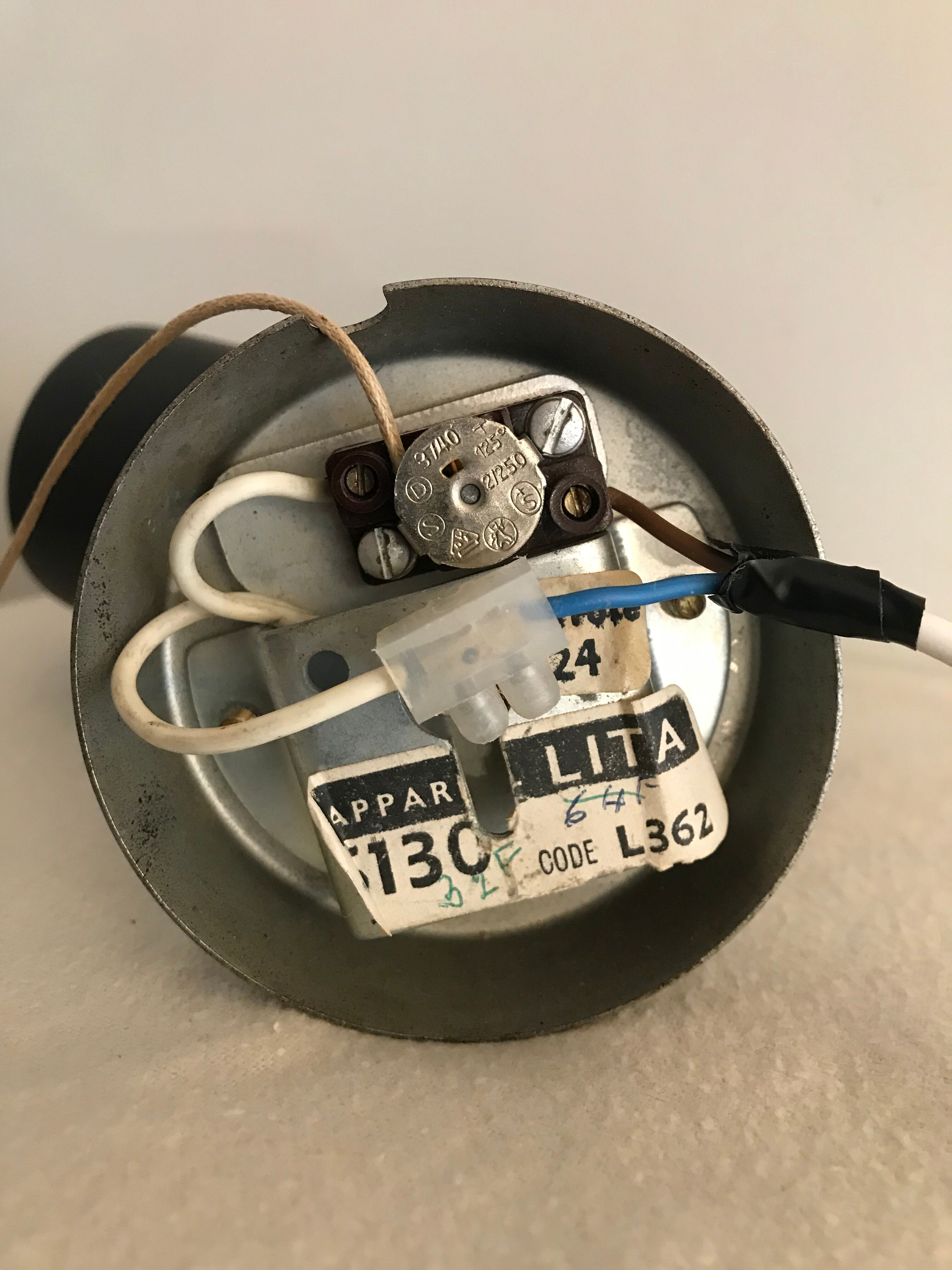 Zodiac Jacques Biny reading wall lamp