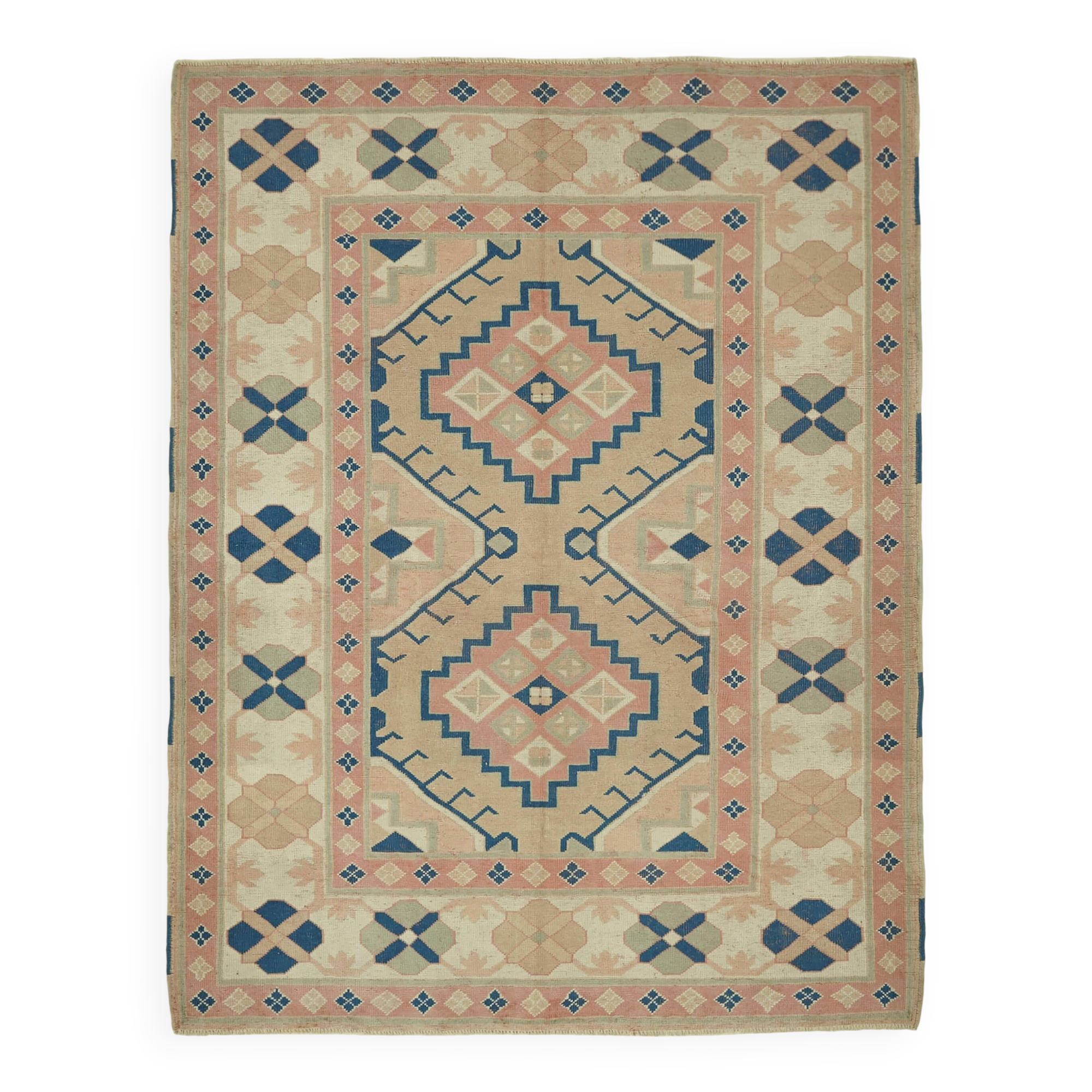 Turkish Vintage Anatolian Rug 202 cm x 293 cm