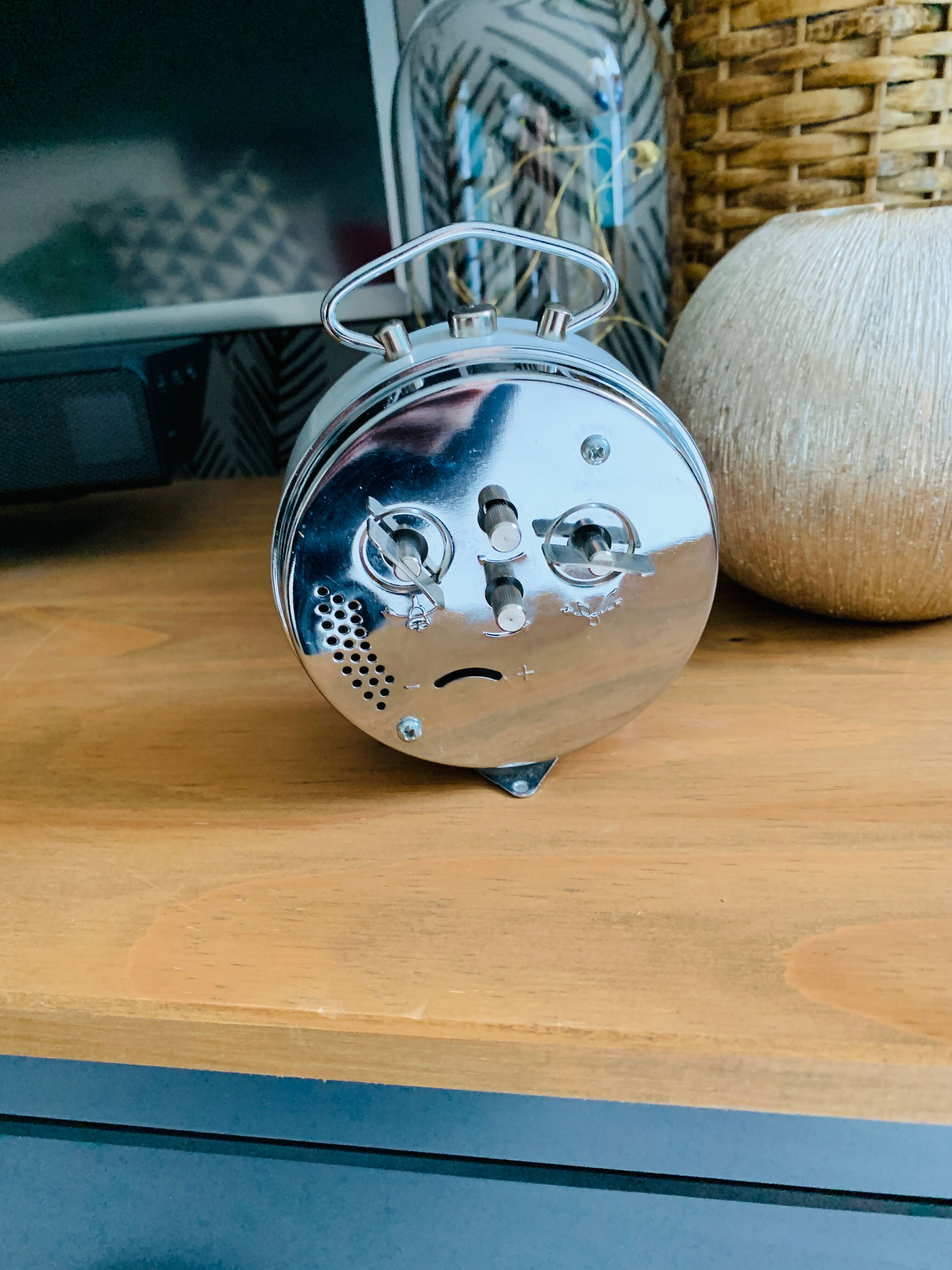 Silvoz vintage mechanical alarm clock