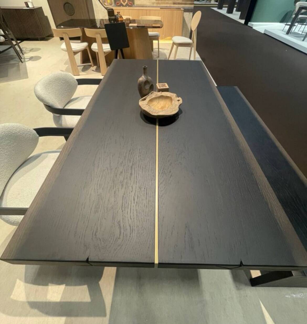 Arhaus solid oak table