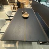 Arhaus solid oak table