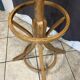 Baumann style 1960 swivel parrot coat rack in curved wood