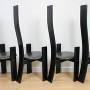 Set of 4 dining chairs model 'Golem' designed by Vico Magistretti for Poggi