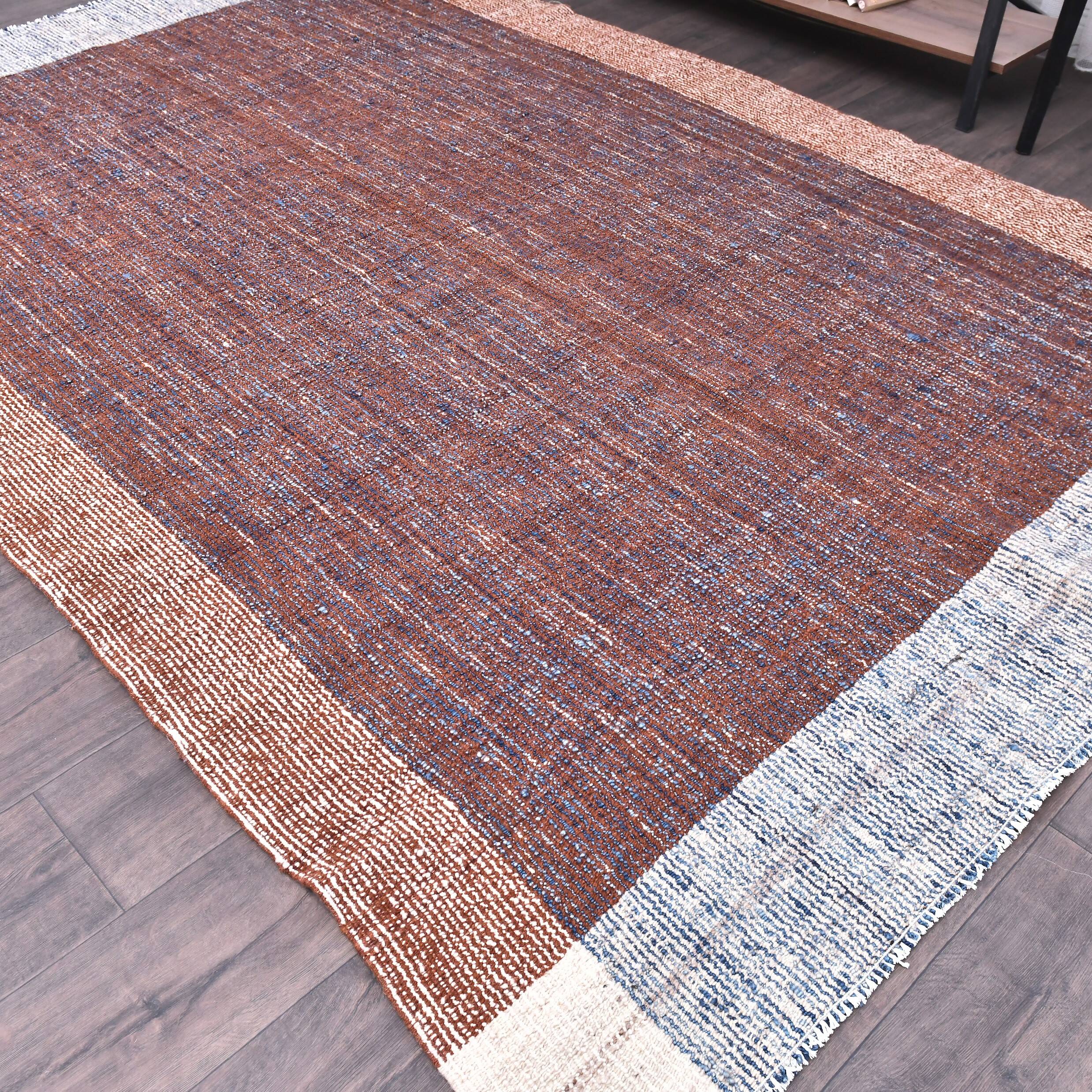 Terracota kilim rug 190x290 cm , Terracota wool Kilim Tapi.