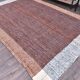 Terracota kilim rug 190x290 cm , Terracota wool Kilim Tapi.