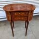 Louis XV style rosewood marquetry table