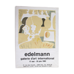 Affiche d'expostion jean