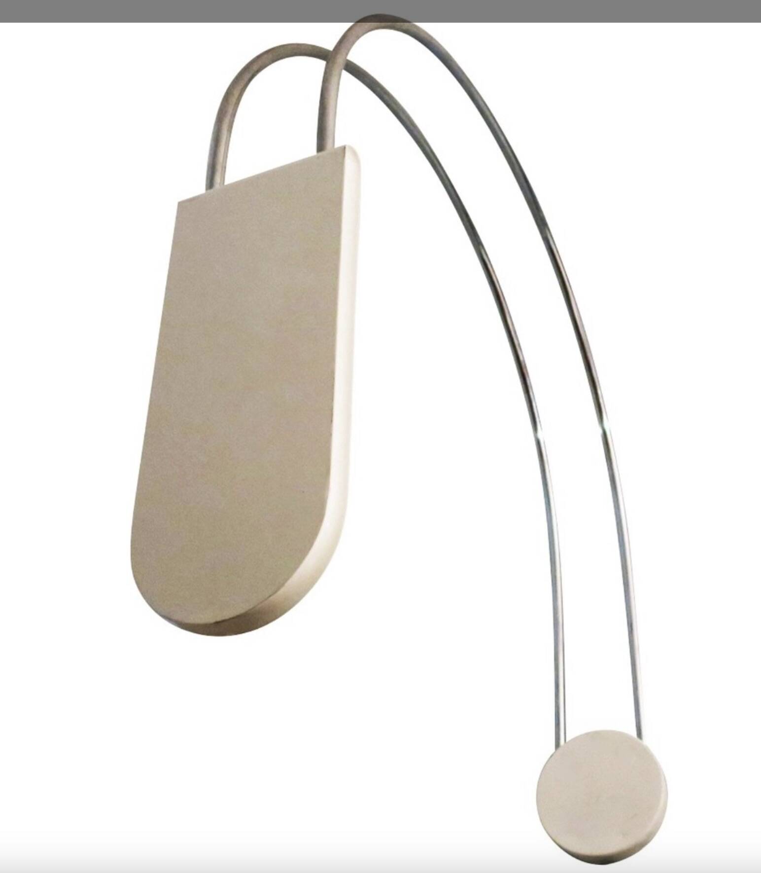 Mid century arc ceiling or wall light by Bruno Gecchelin, Italy 1970s