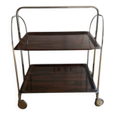 Dessert, mini bar or service trolley on wheels from the 1970s.