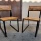 Pair of chairs industrial