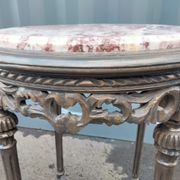 Pair of pedestal tables