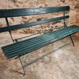 Antique folding garden bench – France – 1930s