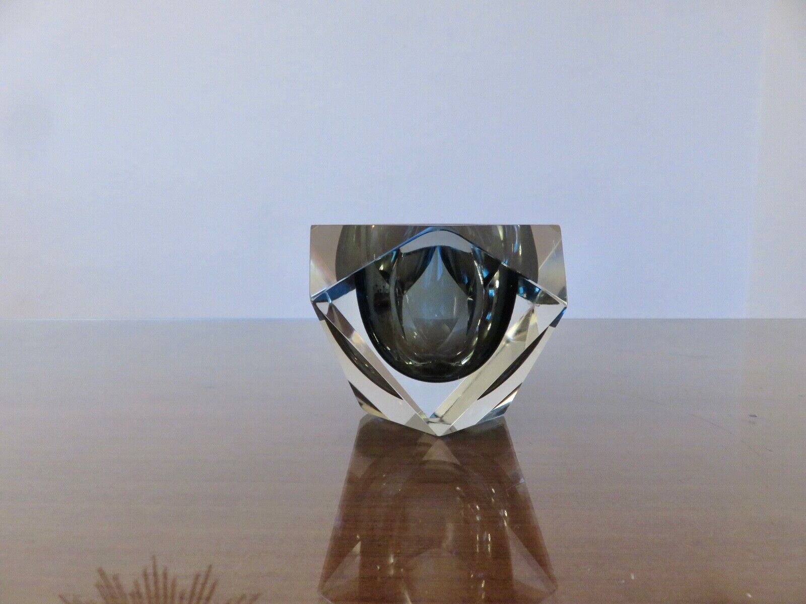 Cendrier et briquet de table en verre de Murano 1970