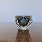 Ashtray and table lighter in Murano glass 1970